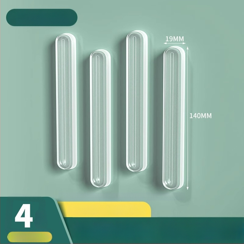 Silikónový tlmič proti nárazu pre dverové rukoväte a dvier skriniek, sada 2 kusy, značka Shouli