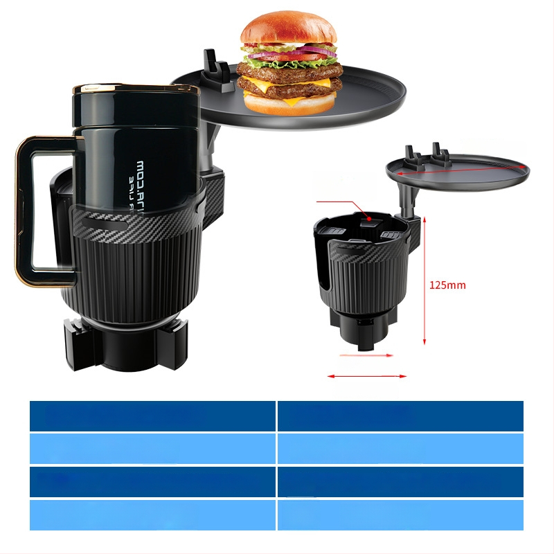 Автомобилен държач за чаши Carfu, ABS, модел AC-2388, подходящ за подлакътник и джоб на вратата