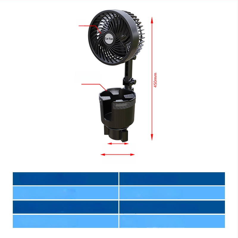 Автомобилен държач за чаши Carfu, ABS, модел AC-2388, подходящ за подлакътник и джоб на вратата