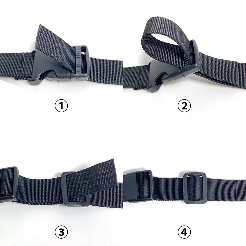 Лента за закопчаване - PP+POM смесен материал, марка He Lai, номер на продукта: Insert Buckle Fastening Strap