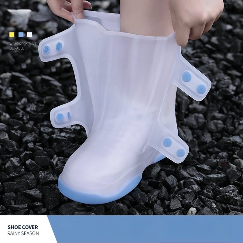 Silikónový návlek na topánky do dažďa – vodeodolný, protišmykový, odolný voči opotrebeniu, ochrana proti špine