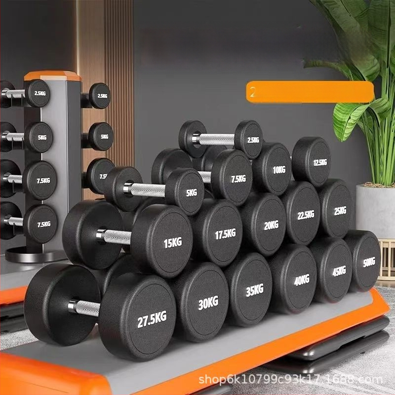 Činka z nehrdzavejúcej ocele, okrúhla hlava, gumový povlak, profesionálny tréning