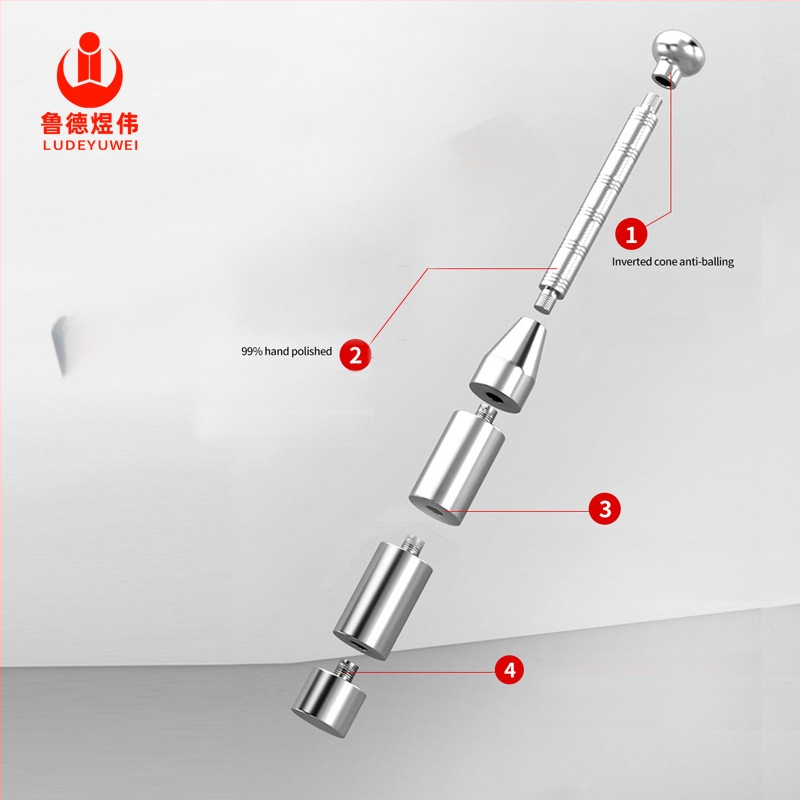 Nastaviteľná tyč na posilňovanie, čistá oceľ, Lude Yuwei, možnosti 1 kg / 2 kg / 3 kg / 5 kg / 6 kg / 8 kg