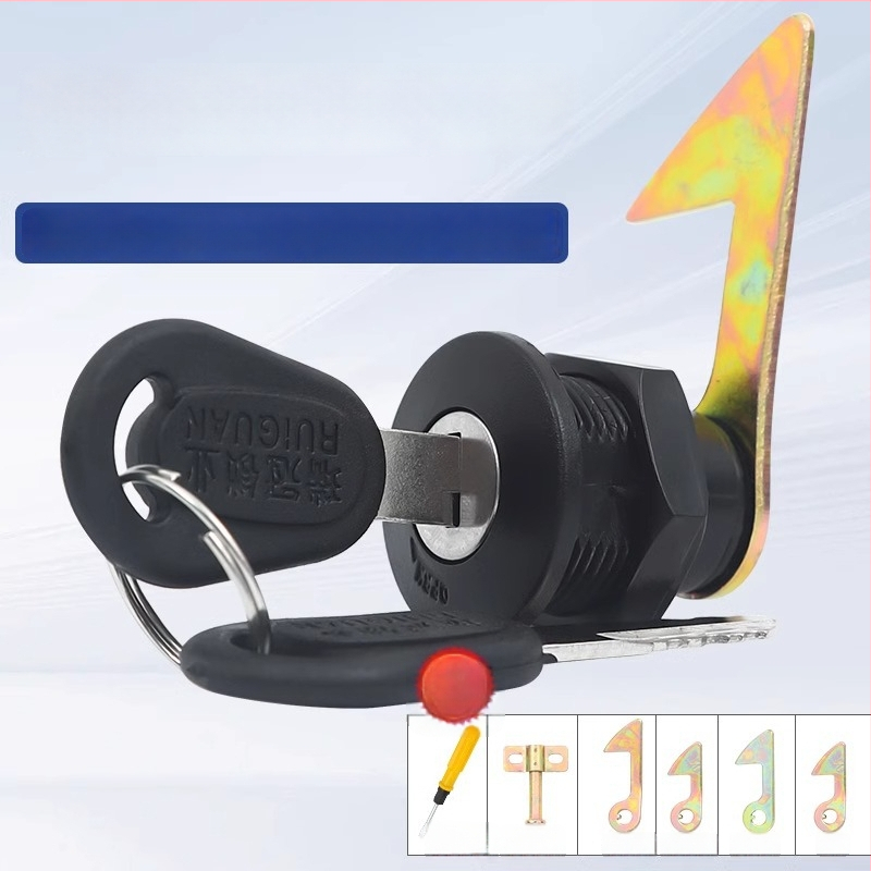 Zámok kufru elektrického vozidla, univerzálny, Materiál: ABS+železo; Model: Iný; Štýl: Moderné a jednoduché