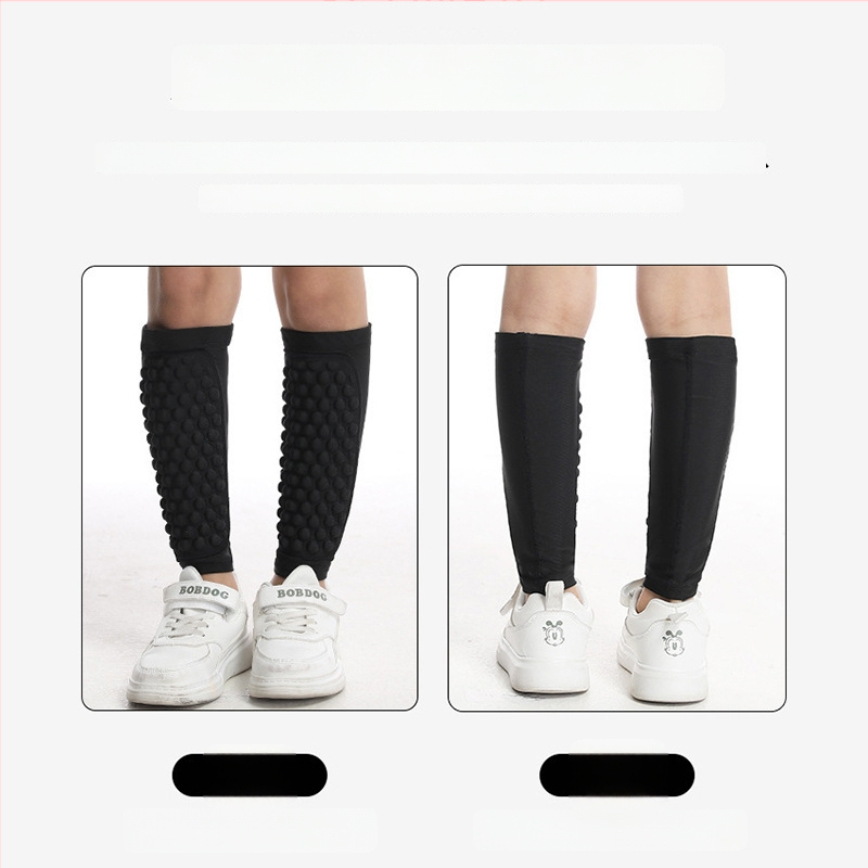 Deti chrániče holene na futbal – Spandex materiál, ochrana holene (Materiál: Spandex; Cieľová skupina: Deti; Ochranná zóna: Holene; Kategória: Ochranný chránič; Vhodné športy: Futbal, Basketbal, Behanie, Rugby, Skateboard)