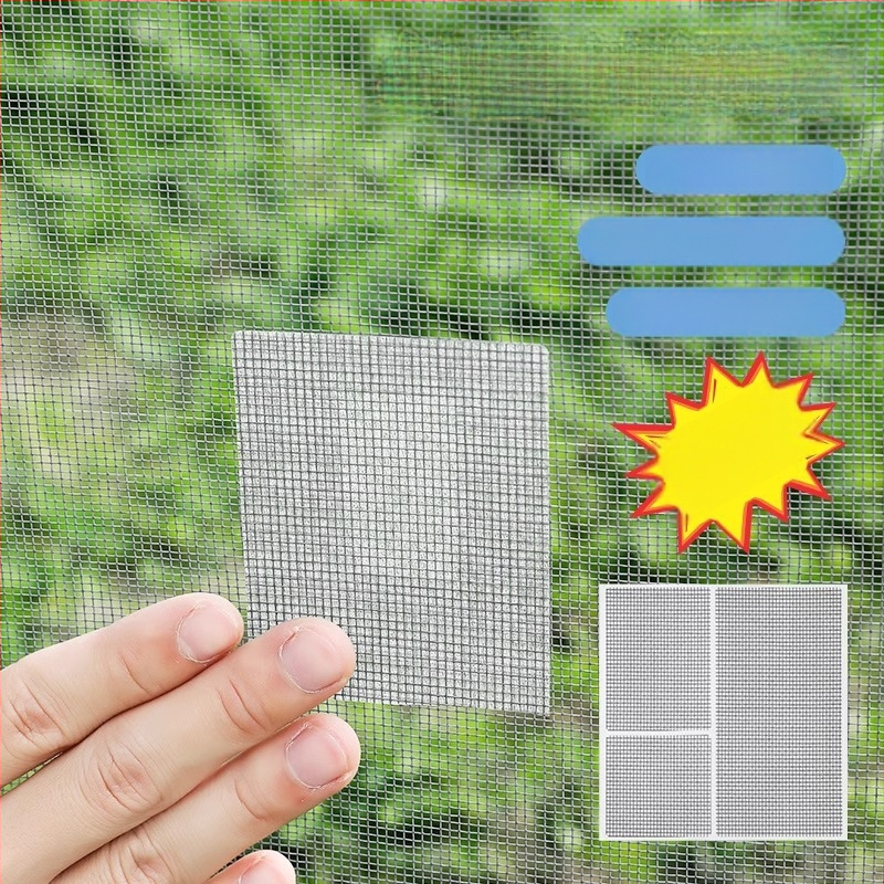 Patch na opravu siete proti komárom pre okno – samolepiaci, dýchajúci, jednorazový