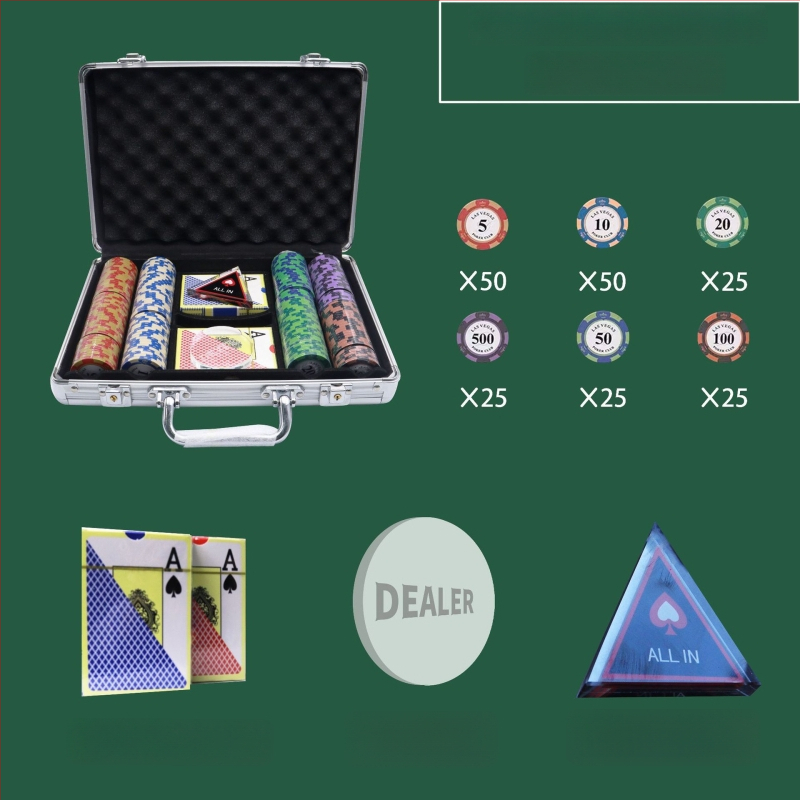 Changzhe čipu komplekts šaham un kāršu spēlēm – ABS čipsi