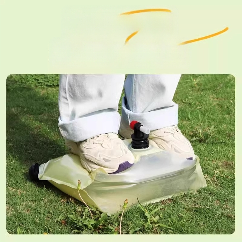 Vonkajšia zložiteľná vodná taška na kempovanie, vodeodolná tkanina, materiál PET-nylon-PE, objem 3L/5L/8L/10L