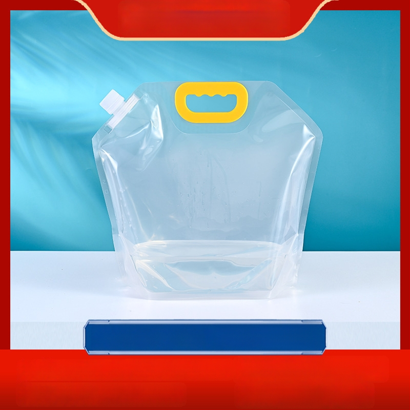 Vonkajšia zložiteľná vodná taška na kempovanie, vodeodolná tkanina, materiál PET-nylon-PE, objem 3L/5L/8L/10L