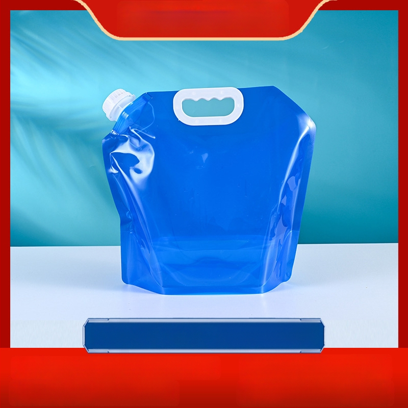 Vonkajšia zložiteľná vodná taška na kempovanie, vodeodolná tkanina, materiál PET-nylon-PE, objem 3L/5L/8L/10L