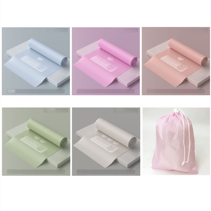 Odporový pás na jogu pre domáce použitie – materiál: TPE, značka: WOSWEIR