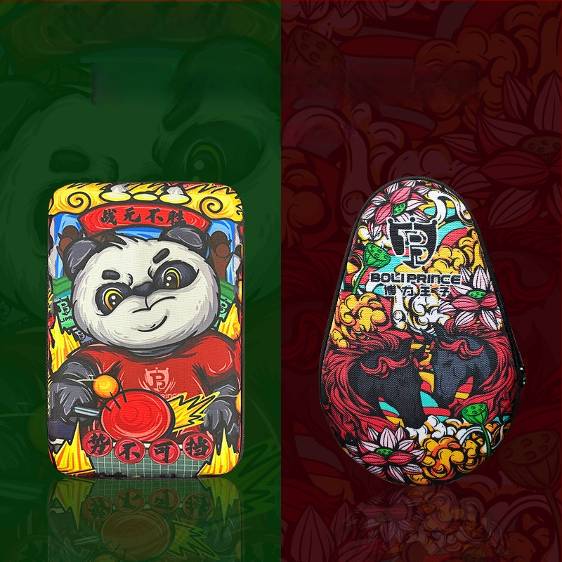 Prince Boli vízálló asztalitenisz ütőtaska, személyre szabható kivitel és nyomtatott logóval, tervezve a teniszezés felszerelésének tárolására.