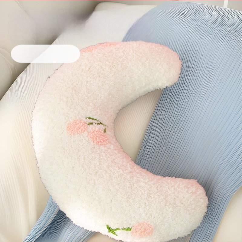 Плюшена U-образна възглавница за кучета — мека, еластична спална подложка за дълбок сън