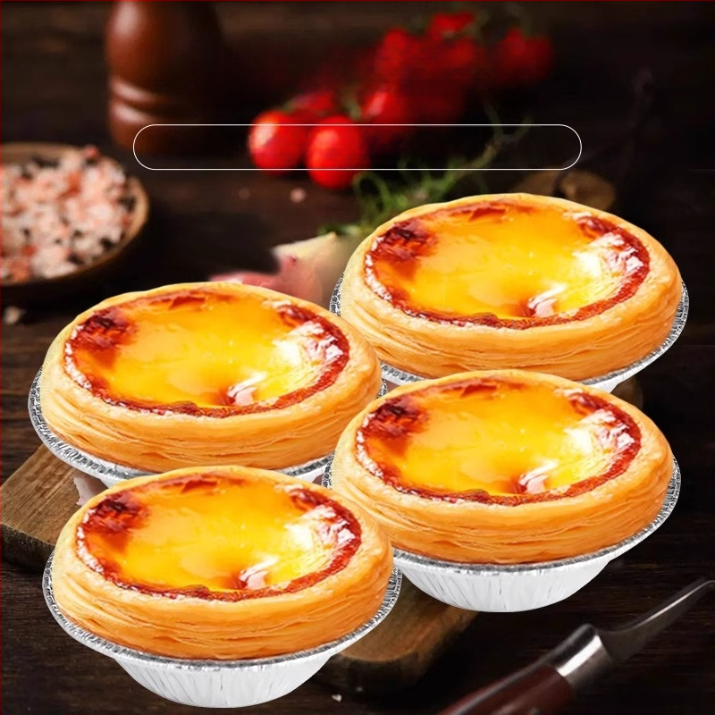 Alobalové poháriky na vajíčkové tartové koláčiky, jednorazové, na pečenie