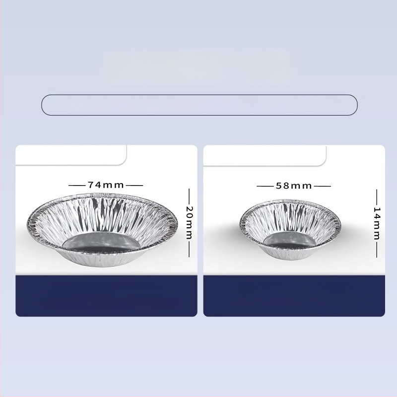 Alobalové poháriky na vajíčkové tartové koláčiky, jednorazové, na pečenie