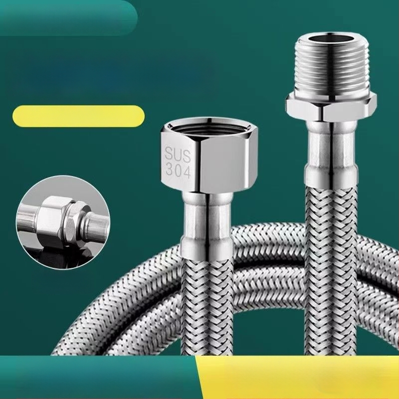 Hadica vstupu vody opletená z nehrdzavejúcej ocele 304, model 00, menovitý tlak 1.0, značka Yellow Nest, moderný štýl