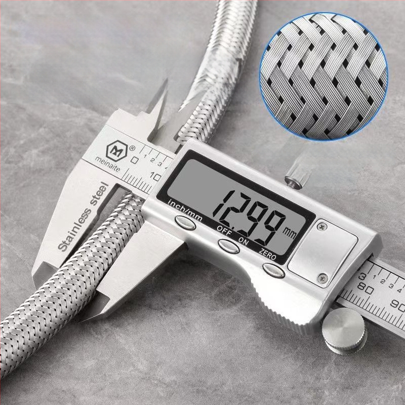 Hadica vstupu vody opletená z nehrdzavejúcej ocele 304, model 00, menovitý tlak 1.0, značka Yellow Nest, moderný štýl