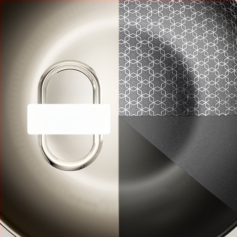 Dvojstranný titánový wok, titánový kryštál, nepriľnavý povrch, sklenené veko, univerzálne varenie