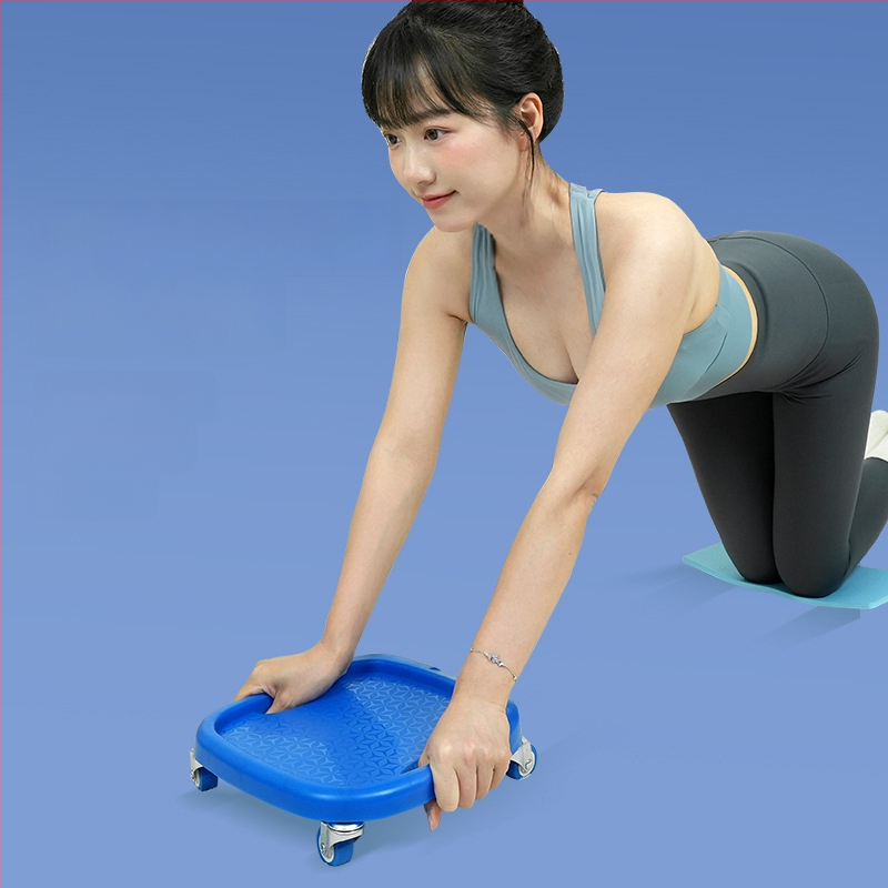 Kõhulihaste fitnessratas DL-858, 740 g, mitte kokkupandav, libiseva ketta kujundusega, kontoriks ja koduseks kasutuseks