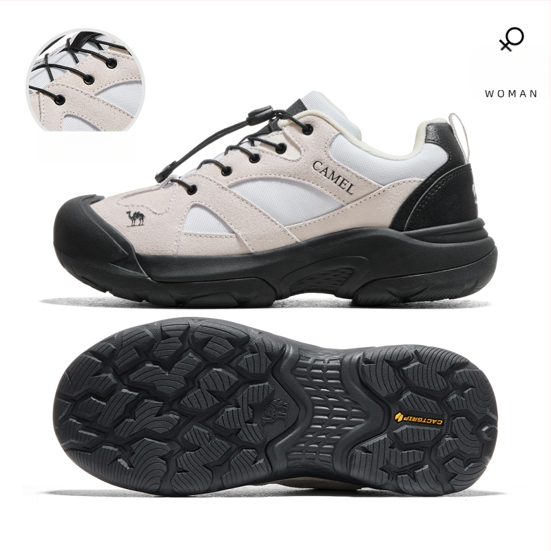 Camel turistické topánky – unisex, nízky vršok, priedušné, jednofarebné, na turistiku