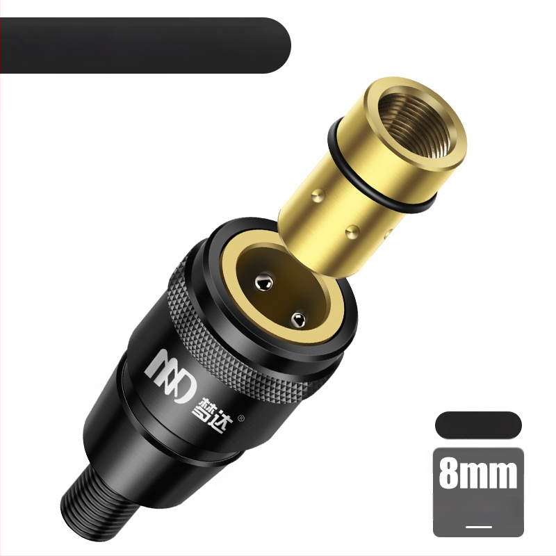 Mengda Rýchly spoj pre rybársku sieť, univerzálny spojovací prvok pre hlavu siete a tyč, anti-otáčavý adaptér