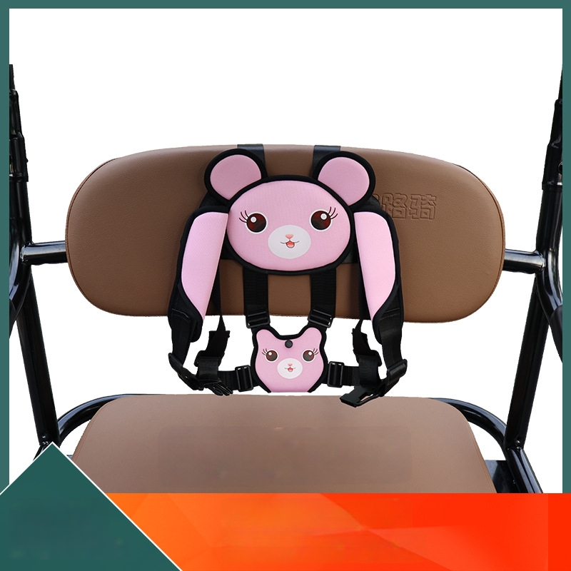 Bezpečnostný pás na zadné sedadlo pre dieťa na trojkolesovom bicykli, motocykli alebo elektrickom vozidle | Materiál: plast – oceľ / napodobenina nylonu | Vhodné pre vek 1,5–12 rokov | Pôvod: Guangzhou