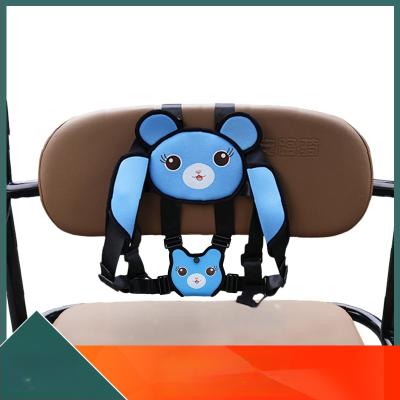 Bezpečnostný pás na zadné sedadlo pre dieťa na trojkolesovom bicykli, motocykli alebo elektrickom vozidle | Materiál: plast – oceľ / napodobenina nylonu | Vhodné pre vek 1,5–12 rokov | Pôvod: Guangzhou