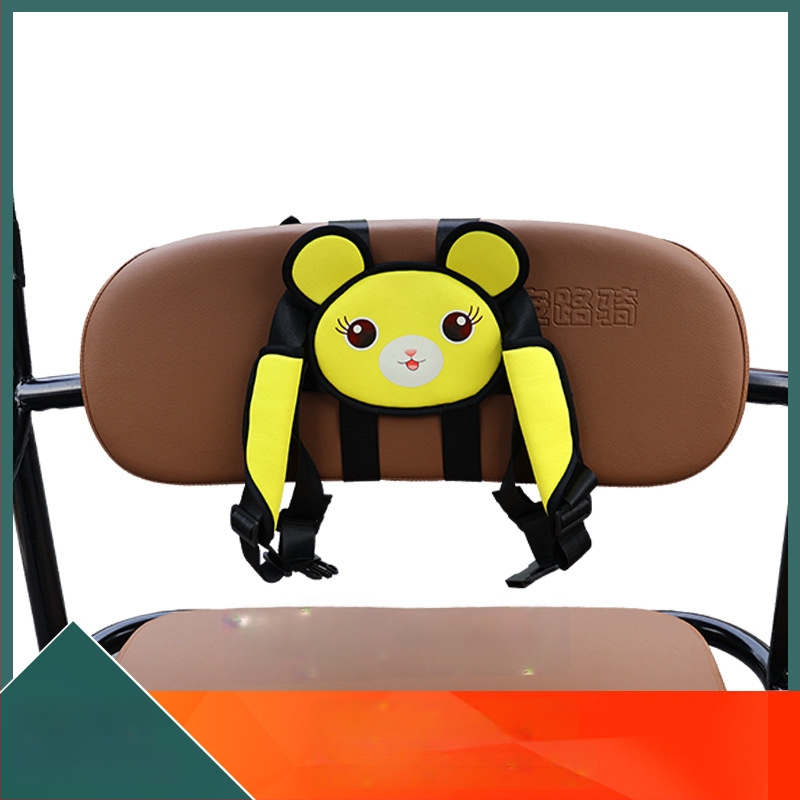 Bezpečnostný pás na zadné sedadlo pre dieťa na trojkolesovom bicykli, motocykli alebo elektrickom vozidle | Materiál: plast – oceľ / napodobenina nylonu | Vhodné pre vek 1,5–12 rokov | Pôvod: Guangzhou