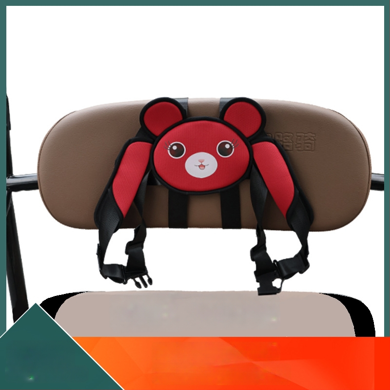 Bezpečnostný pás na zadné sedadlo pre dieťa na trojkolesovom bicykli, motocykli alebo elektrickom vozidle | Materiál: plast – oceľ / napodobenina nylonu | Vhodné pre vek 1,5–12 rokov | Pôvod: Guangzhou