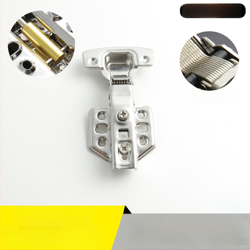 Pánt na šatník z nehrdzavejúcej ocele s hydraulickým tlmením, niklový povrch, kód Kg-g6