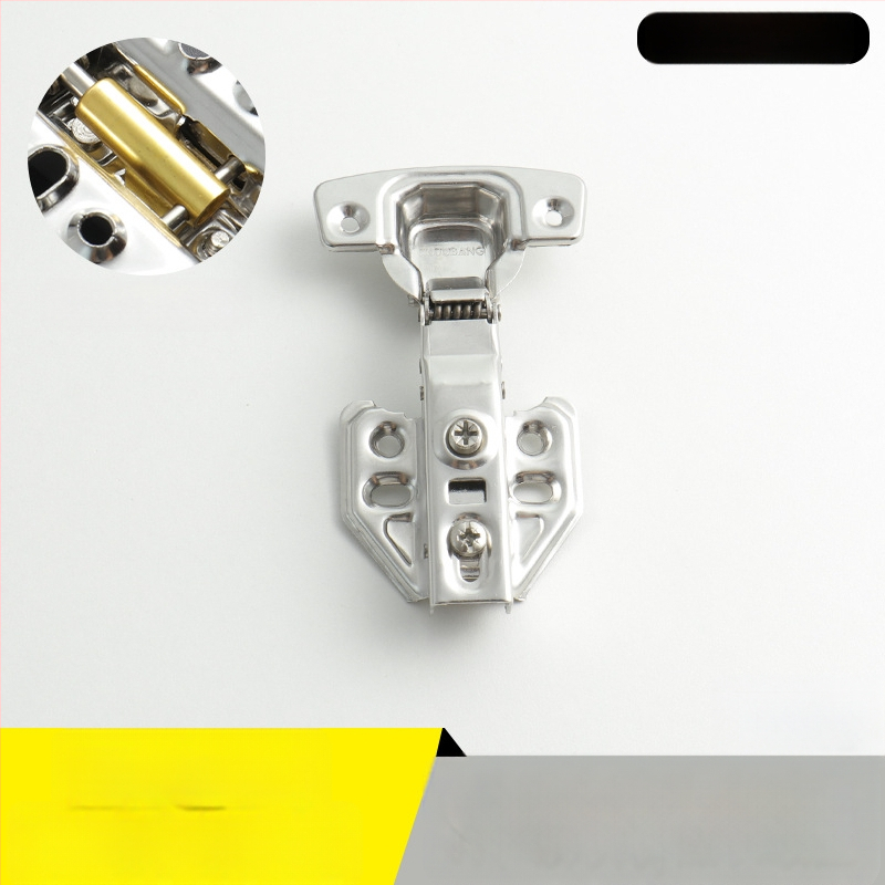 Pánt na šatník z nehrdzavejúcej ocele s hydraulickým tlmením, niklový povrch, kód Kg-g6