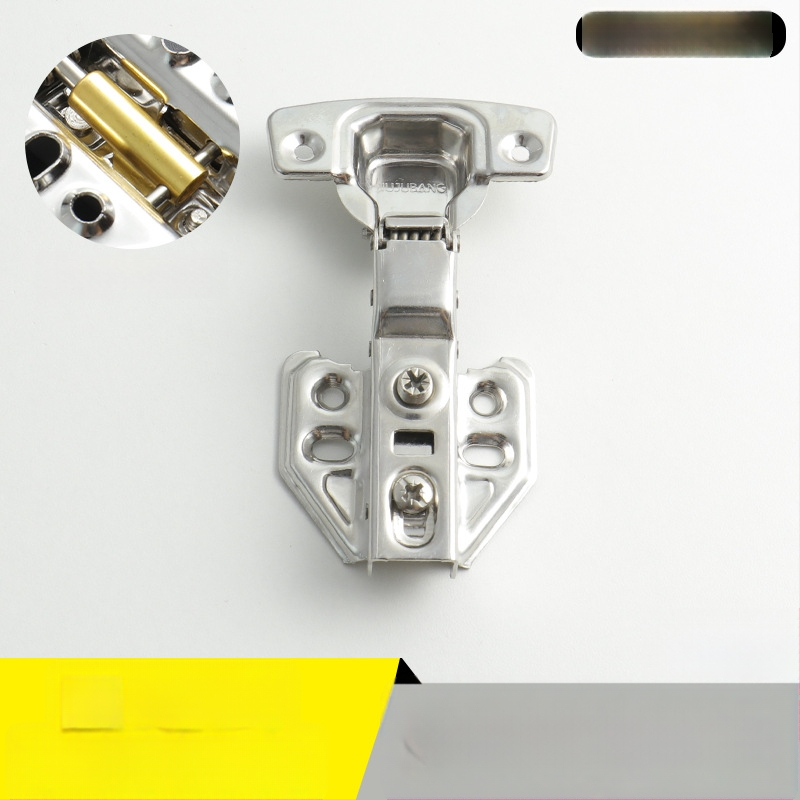 Pánt na šatník z nehrdzavejúcej ocele s hydraulickým tlmením, niklový povrch, kód Kg-g6