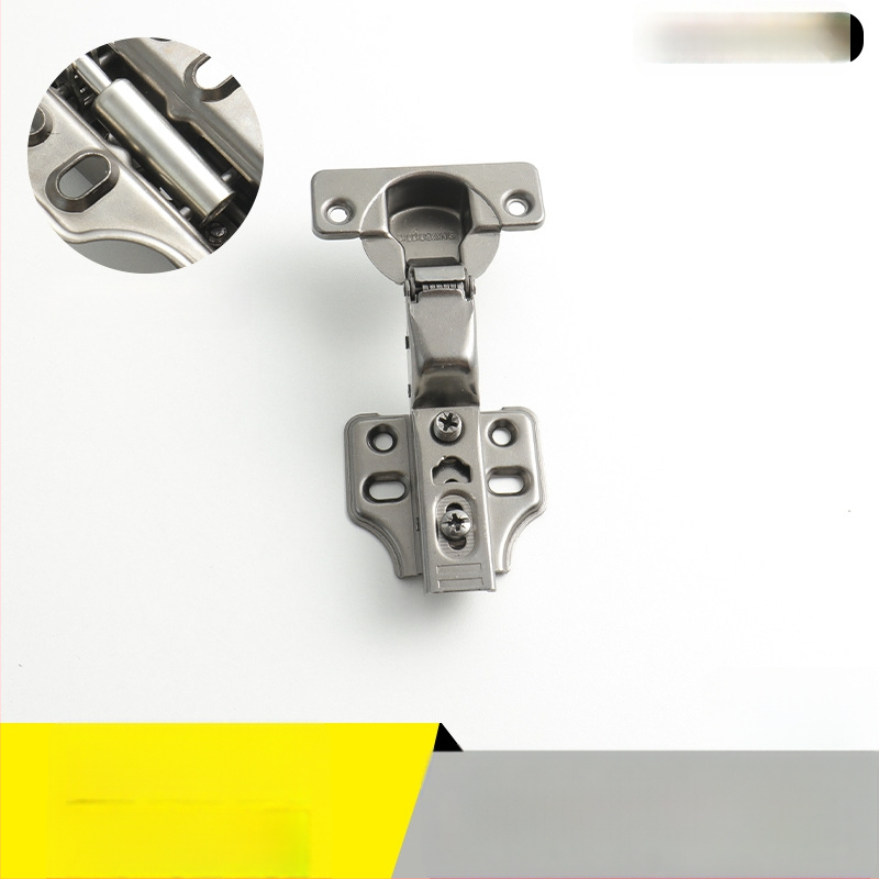 Pánt na šatník z nehrdzavejúcej ocele s hydraulickým tlmením, niklový povrch, kód Kg-g6