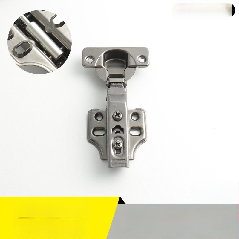 Pánt na šatník z nehrdzavejúcej ocele s hydraulickým tlmením, niklový povrch, kód Kg-g6