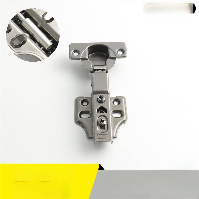 Pánt na šatník z nehrdzavejúcej ocele s hydraulickým tlmením, niklový povrch, kód Kg-g6