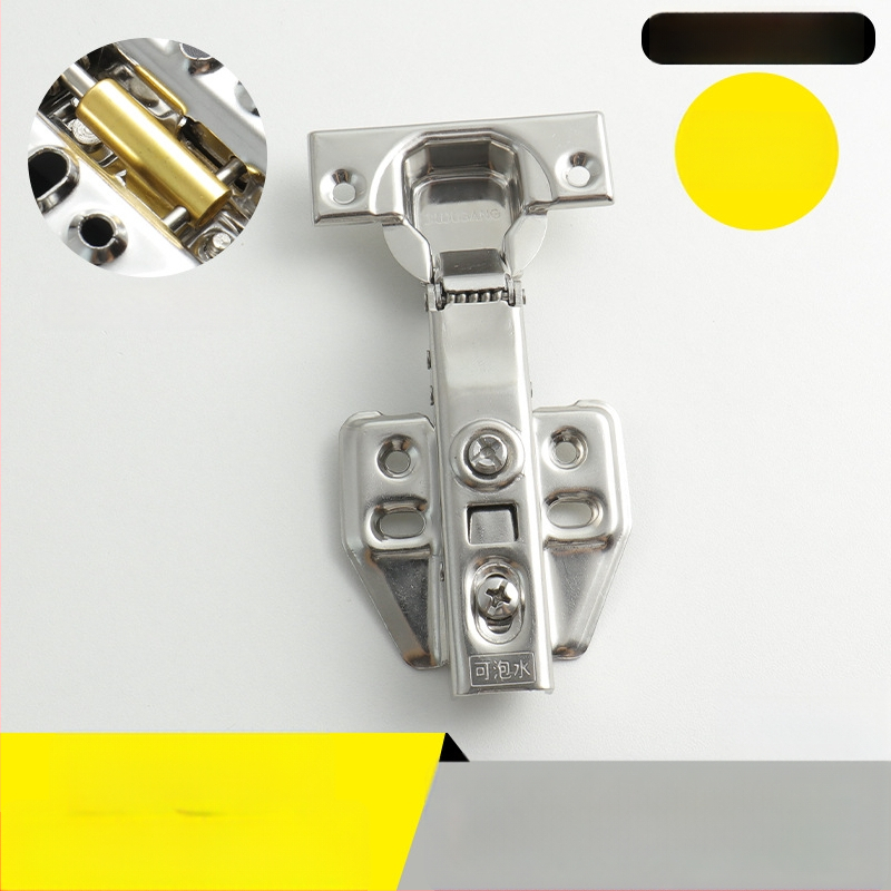 Pánt na šatník z nehrdzavejúcej ocele s hydraulickým tlmením, niklový povrch, kód Kg-g6