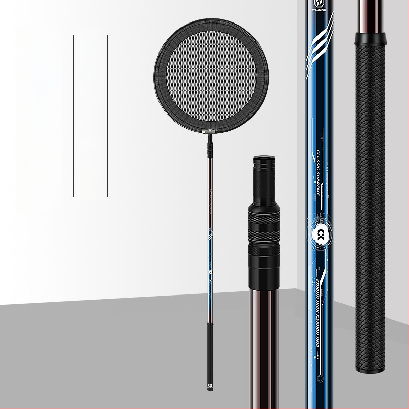 Drooping String uhlíkový teleskopický palica na sieť na ryby – ultra ľahká, odolná, vyrobené v Číne