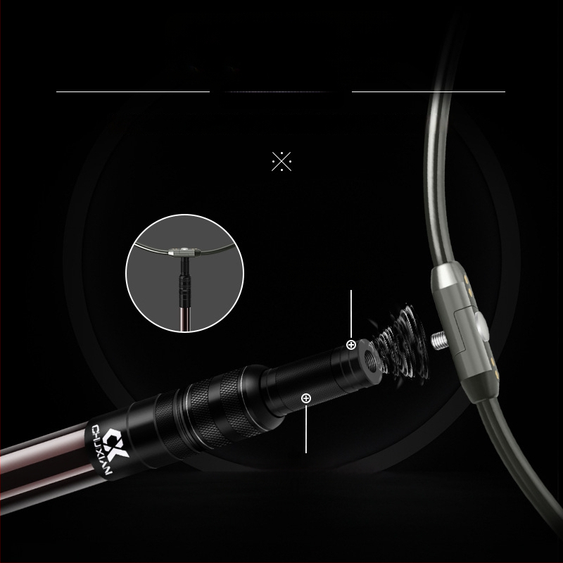 Drooping String uhlíkový teleskopický palica na sieť na ryby – ultra ľahká, odolná, vyrobené v Číne