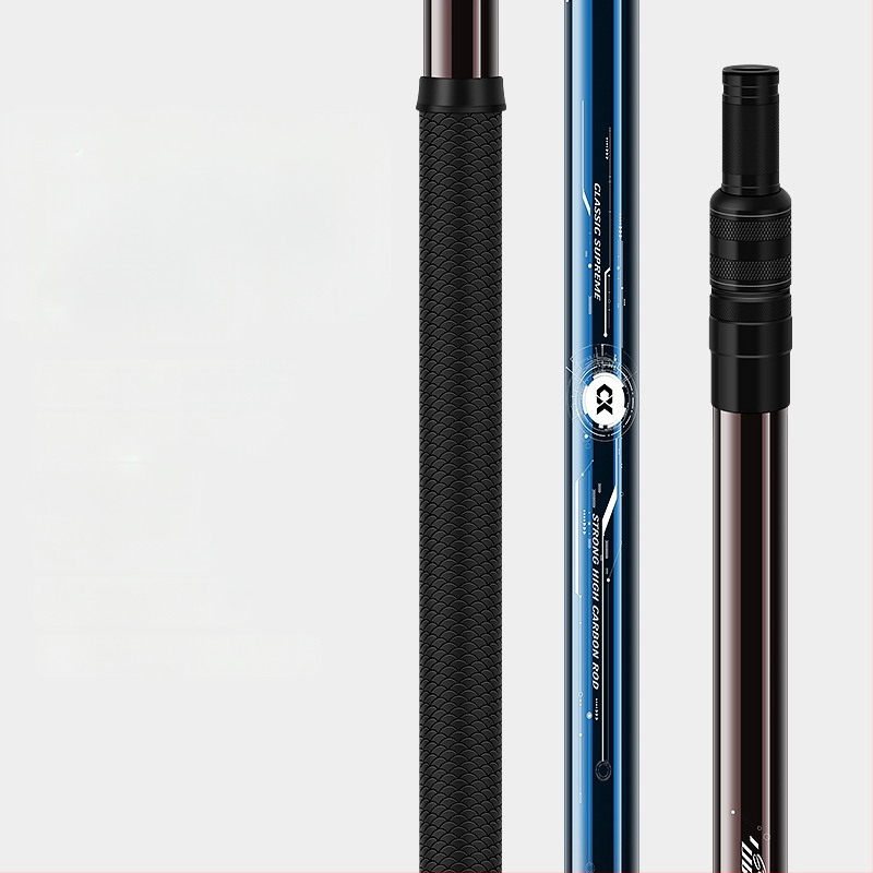 Drooping String uhlíkový teleskopický palica na sieť na ryby – ultra ľahká, odolná, vyrobené v Číne