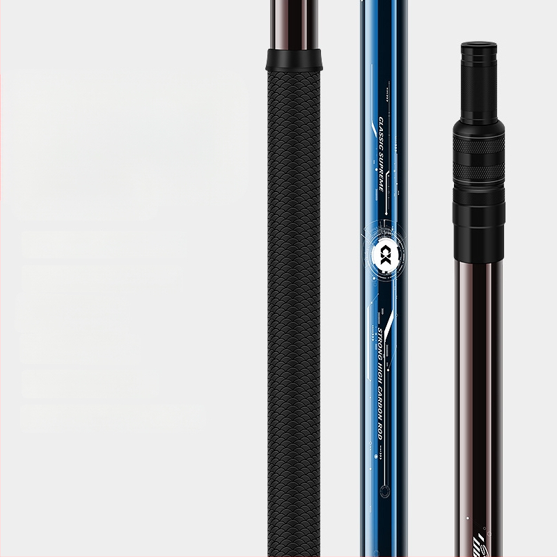 Drooping String uhlíkový teleskopický palica na sieť na ryby – ultra ľahká, odolná, vyrobené v Číne