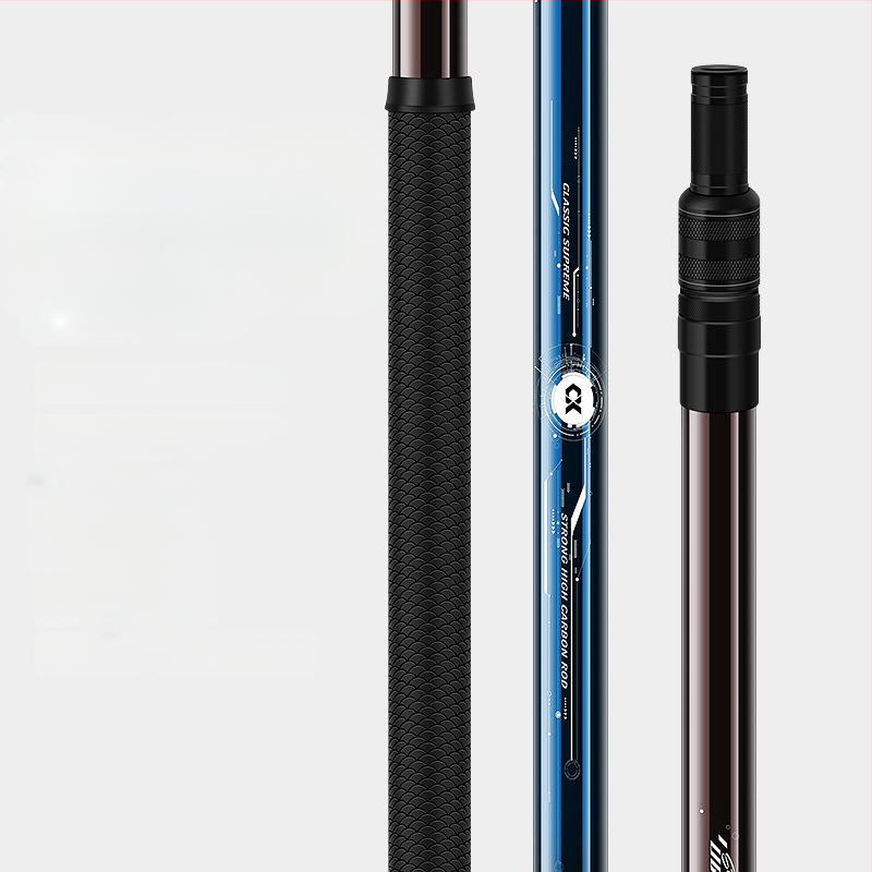 Drooping String uhlíkový teleskopický palica na sieť na ryby – ultra ľahká, odolná, vyrobené v Číne