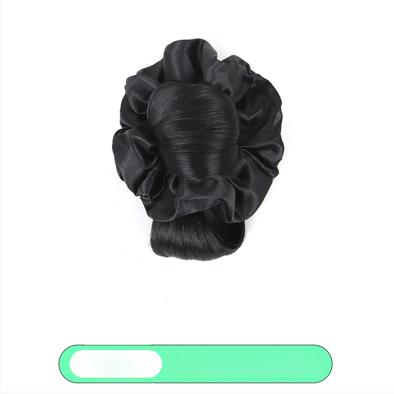 Parochňa s drdolom pre ženy – hodváb vysokoteplotný, krátka dĺžka, nie je možné farbiť ani trvalú úpravu