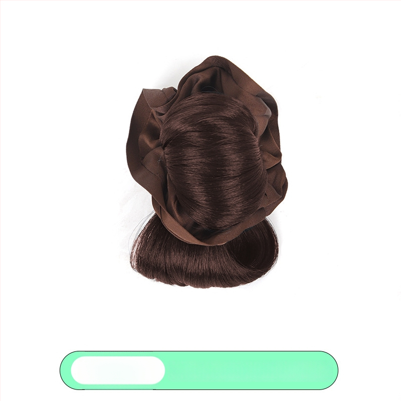 Parochňa s drdolom pre ženy – hodváb vysokoteplotný, krátka dĺžka, nie je možné farbiť ani trvalú úpravu