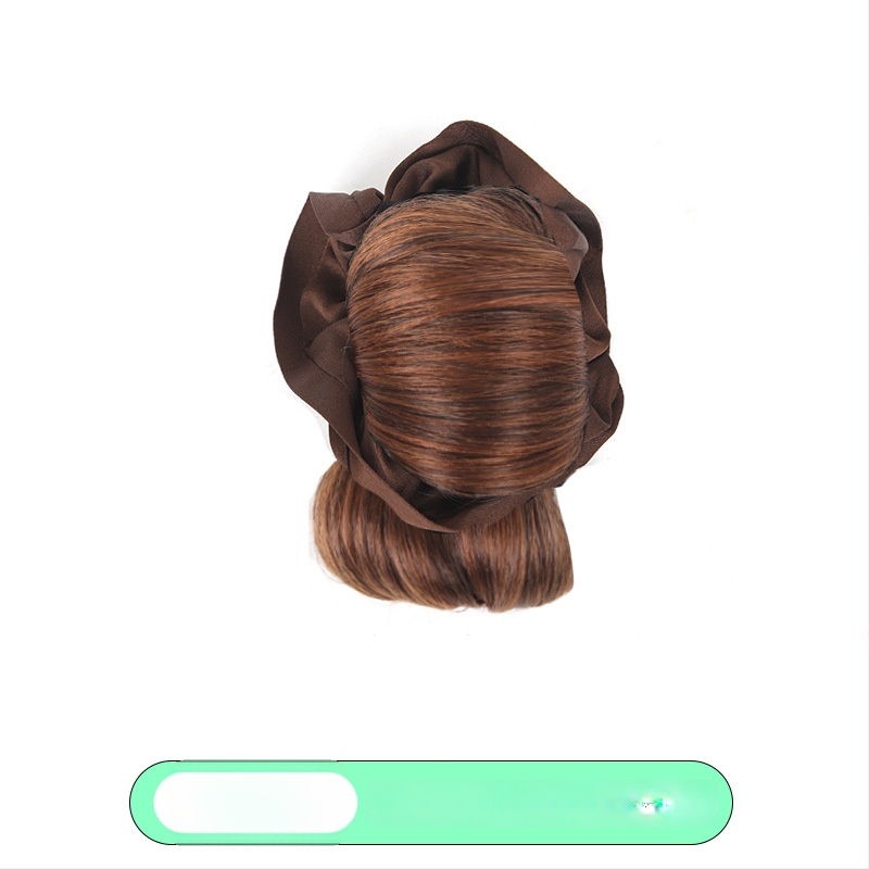 Parochňa s drdolom pre ženy – hodváb vysokoteplotný, krátka dĺžka, nie je možné farbiť ani trvalú úpravu