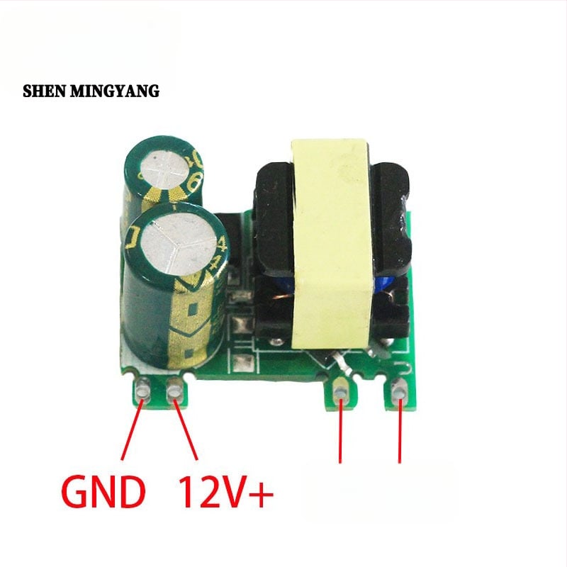 Sursă AC-DC izolată cu comutare, 5W, intrare 110–220V, ieșire dublă 5V/1A și 12V/0,5A