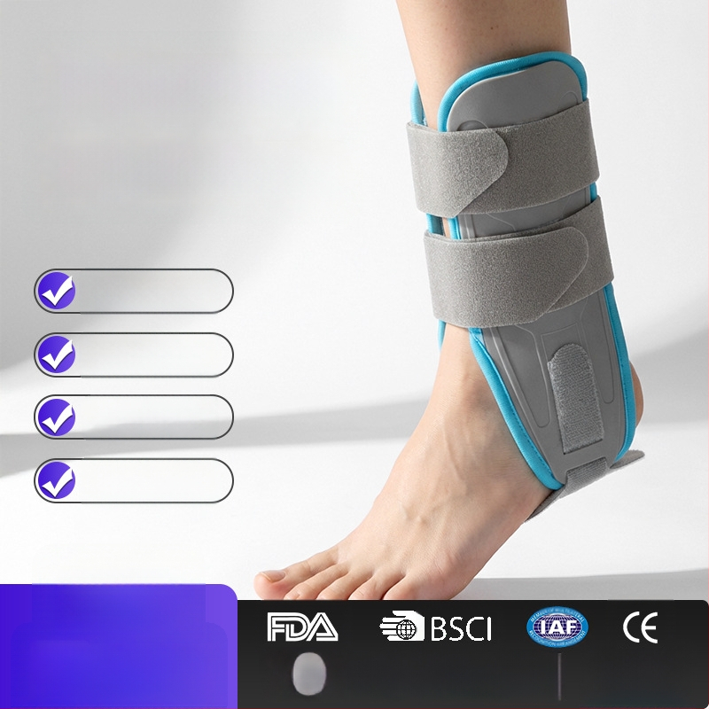 Chaochi členková ortéza s gélovým balením na zotavenie po vyvrtnutí, kompresná podpora členka, nastaviteľný ochranný návlek