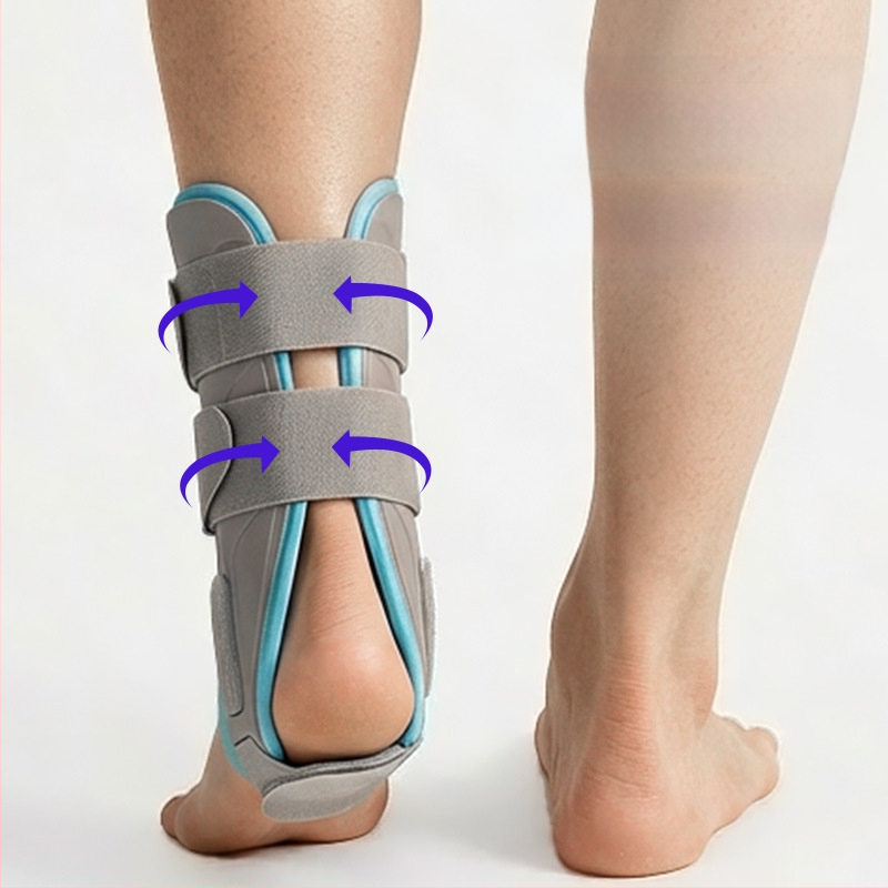 Chaochi členková ortéza s gélovým balením na zotavenie po vyvrtnutí, kompresná podpora členka, nastaviteľný ochranný návlek