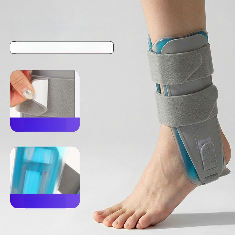 Chaochi členková ortéza s gélovým balením na zotavenie po vyvrtnutí, kompresná podpora členka, nastaviteľný ochranný návlek