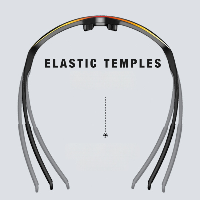 Cyklistické okuliare s TAC polarizáciou, rám TR90, vetruodolné, UV ochrana, nastaviteľné nosové podložky