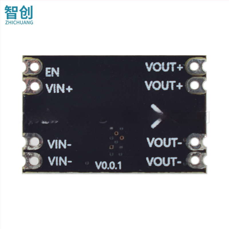 Modul de alimentare DC-DC cu conversie step-down, ieșiri duale 12V și 5V, 2A, intrare 6,3–50V, design compact